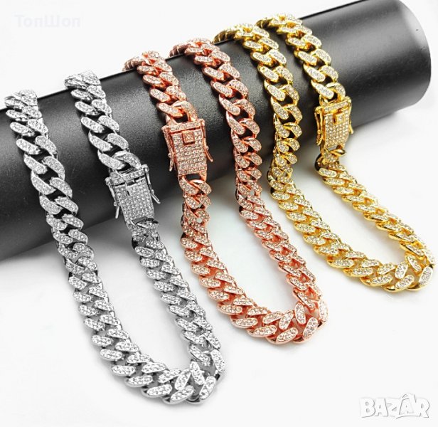 Bling Bling Хип-хоп ланец / Hip-Hop chain - 3 Модела, снимка 1