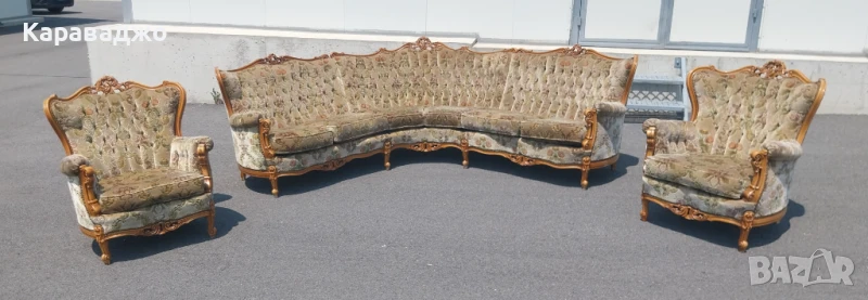 Голяма Холна Гарнитура Рококо, снимка 1