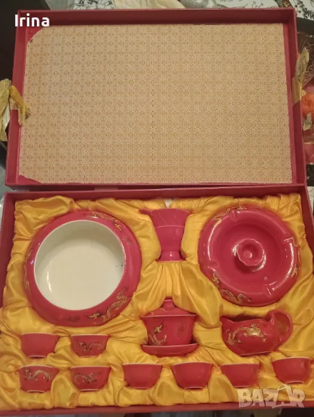 Китайски сервиз от порцелан от края на 80г, снимка 1