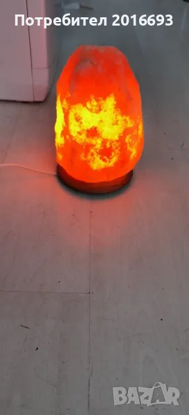 Лампа каменна сол -голяма., снимка 1