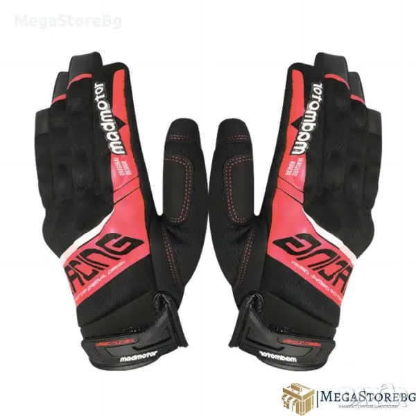 Ръкавици за мотор PA1022 - M,L,XL,XXL - 2 БР/К-Т - Червени, снимка 1