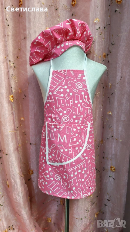 Престилка и шапка детски готвач, снимка 1