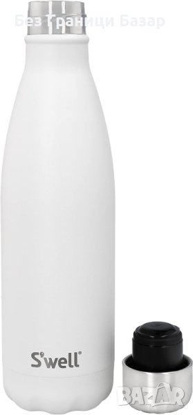Нова спортна бутилка за вода напитки S'well 500 мл Вакуумно изолирана, снимка 1