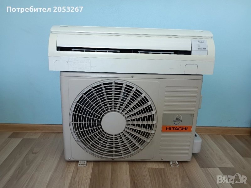 ПРОДАДЕН:Инверторен климатик Hitachi RAS-E10H2, снимка 1