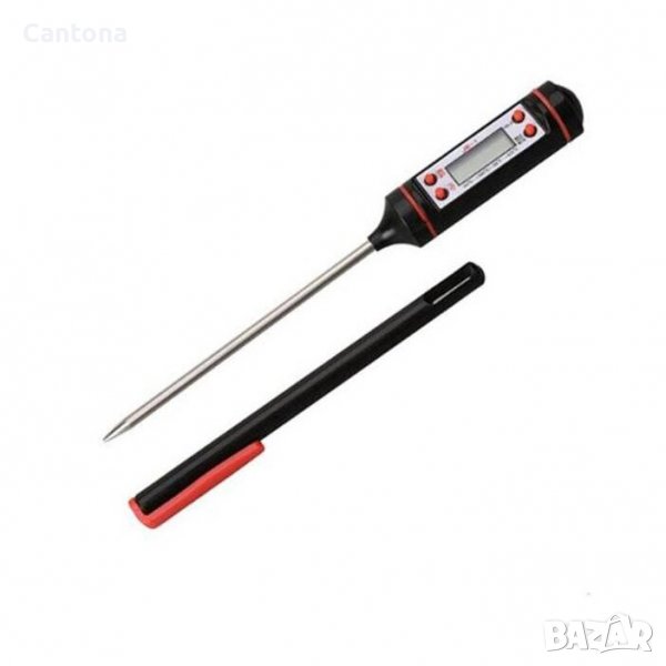 Кухненски BBQ дигитален термометър със сонда за храни и течности, снимка 1