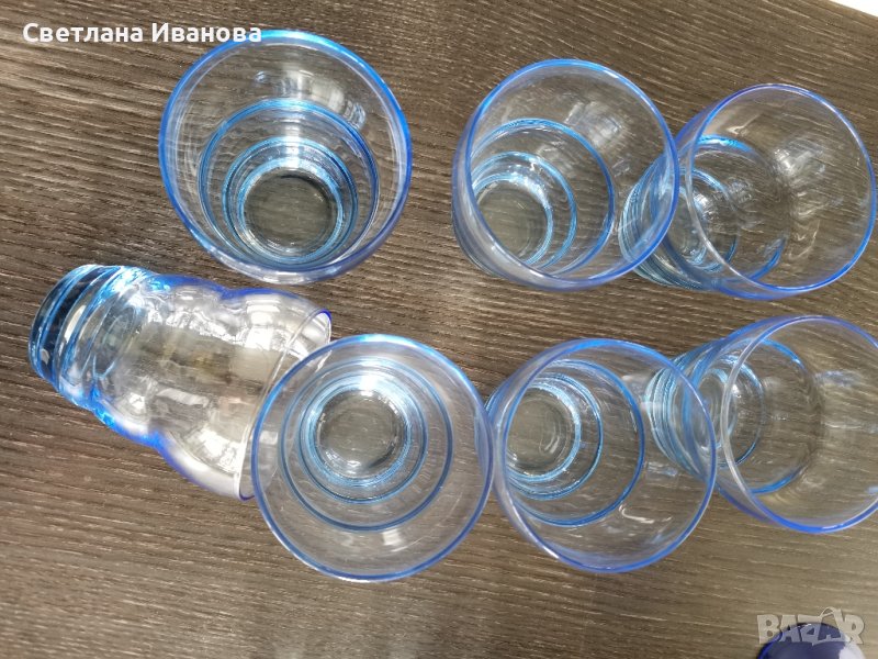 Чаши стъкло 7 бр, снимка 1