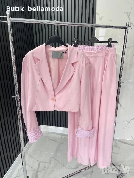 Стилен сет сако и панталон , снимка 1