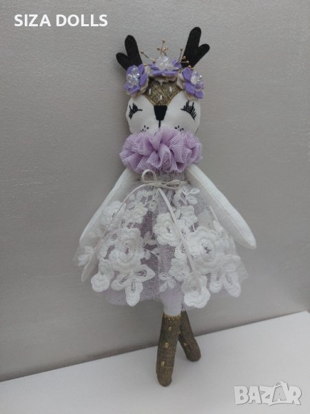 Ръчно бродирана кукла еленче , снимка 1