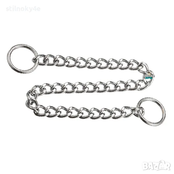 Строг нашийник за дресировка на куче Метален нашийник за куче Метален удавник за куче , снимка 1