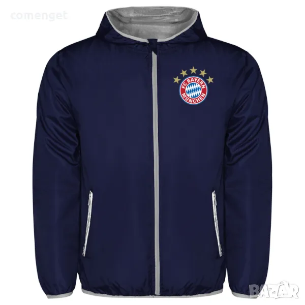 Мъжко яке / ветровка BAYERN MUNCHEN / БАЙЕРН МЮНХЕН с три джоба - влагоустойчиво., снимка 1