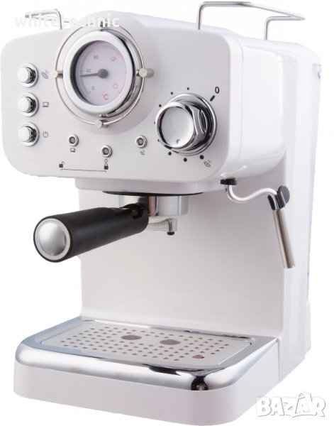 ••НОВО•• Кафемашина 501R Мощност 1100 W, 15 бара, Бяла, снимка 1