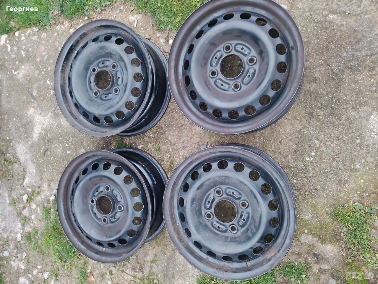 железни джанти за смарт 14 цола, снимка 1