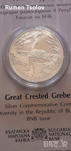 10 лева 2022 Голям гмурец, снимка 1