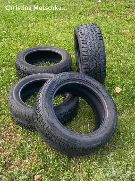 4 броя зимни гуми Bridgestone рънфлат 205/55 R16  Внос Швейцария. , снимка 1