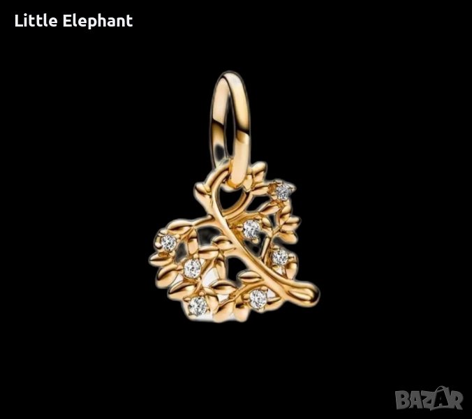 Сребърен висящ елемент Пандора"Семейна чест"/нов, снимка 1