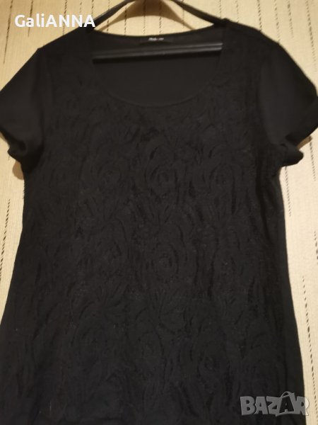 ДАНТЕЛЕНА БЛУЗКА КЪС РЪКАВ РАЗМЕР XL, снимка 1