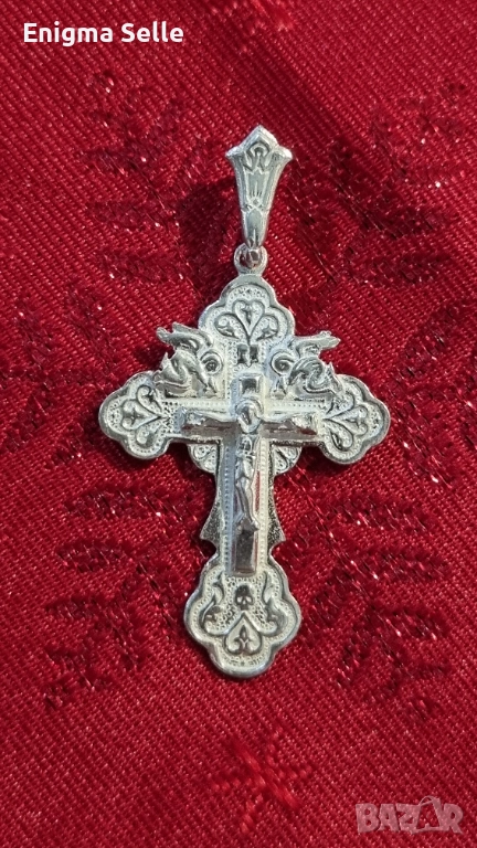 Сребърен кръст 925 , снимка 1