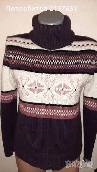 ДАМСКИ ПУЛОВЕР - ПОЛО - Размер М , снимка 1