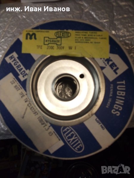 Тефлонов шлаух, прозрачен за тънки проводници, снимка 1