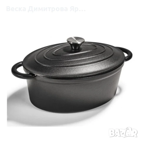 Чугунен бретер KITCHEN CLUB с емайлирано покритие – 4 литра