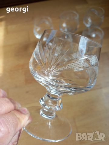 кристални чаши за коняк Бг оловен кристал Рамона, снимка 4 - Чаши - 44874030