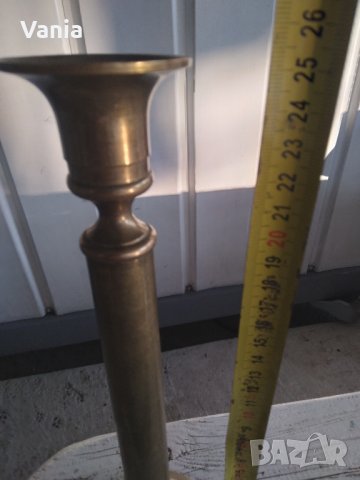 Свещник от месинг, снимка 5 - Декорация за дома - 43364683