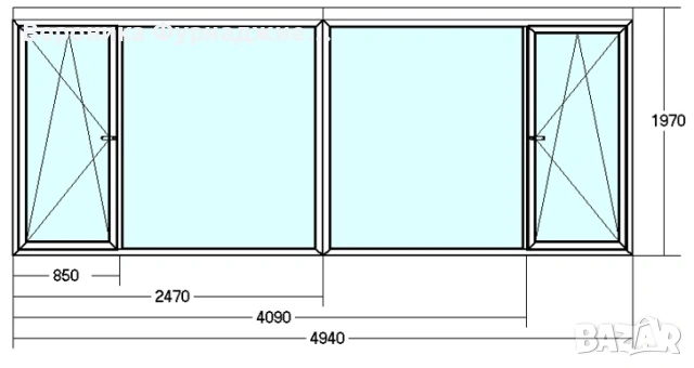 PVC ДОГРАМА Tissen, снимка 4 - Дограми - 53211115