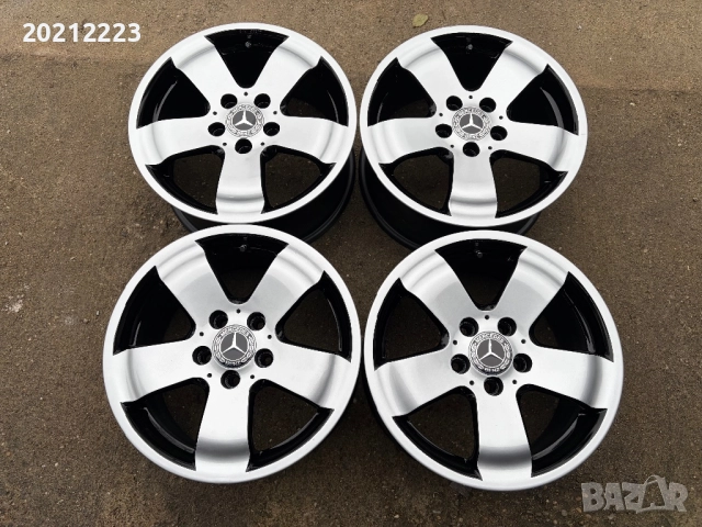 4 броя алуминиеви джанти за Мercedes-Benz E-Class 16, снимка 3 - Гуми и джанти - 49823399