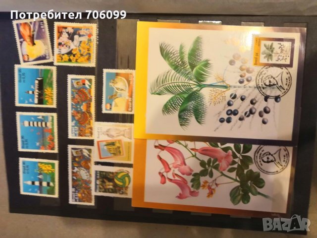 Голям класьор пощенски марки Бразилия, снимка 4 - Филателия - 33336835
