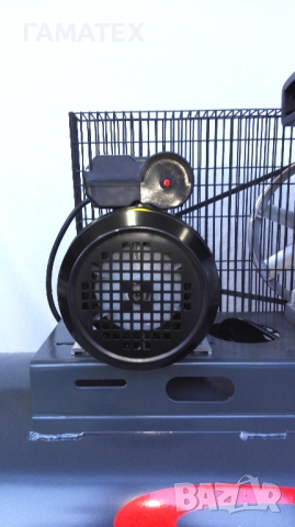 200 л Бутален монофазен компресор с ремъчно задвижване, 51021, снимка 6 - Други машини и части - 52612333