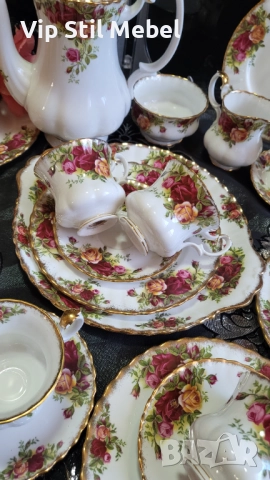 Сервиз Royal Albert, Old County Rose , снимка 15 - Сервизи - 52809753