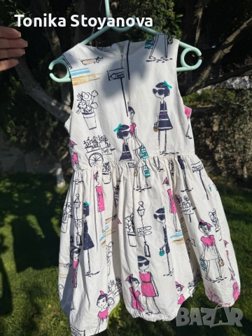 Рокля Next 4-5 (110) размер, снимка 2 - Детски рокли и поли - 51728681