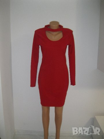 Нова червена рокля, снимка 2 - Рокли - 43723286