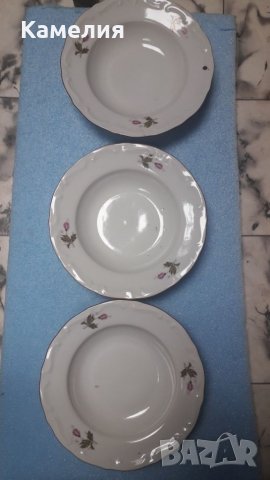 Български порцеланови чинии , снимка 1 - Чинии - 38587710