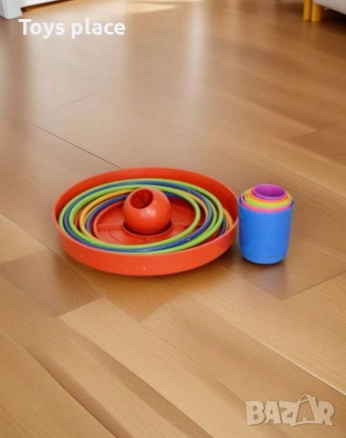 Игра с рингове за нанизване, снимка 5 - Образователни игри - 52511018