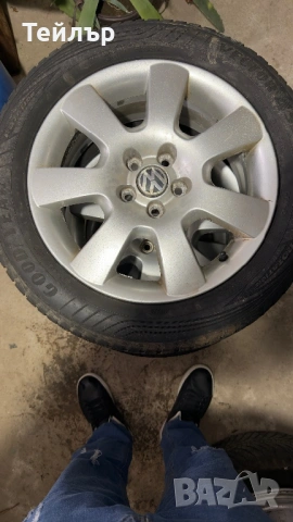 Джанти с гуми 5x100, 205/55/R16, снимка 2 - Гуми и джанти - 53575991