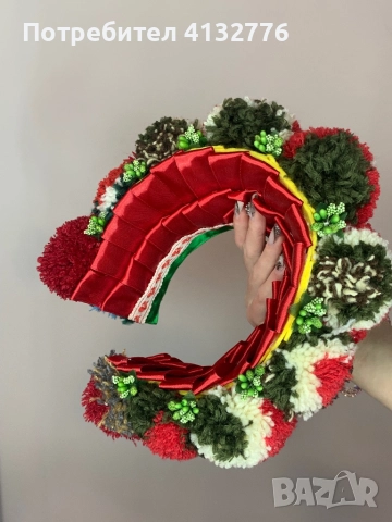 Диадема ръчно изработена, снимка 2 - Шноли, диадеми, ленти - 52346723