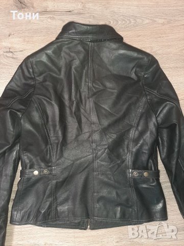 Дамско яке естествена кожа и естествен косъм, снимка 5 - Якета - 33062841