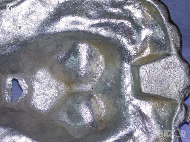 Стара КРАСИВА СРЕБРИСТА МЕТАЛНА ЛЪВСКА ГЛАВА БАРЕЛЕФ ФМОГО ЕФЕКТНА За УКРАСА на ПОРТА КОЛЕКЦИЯ 42746, снимка 8 - Колекции - 43875851