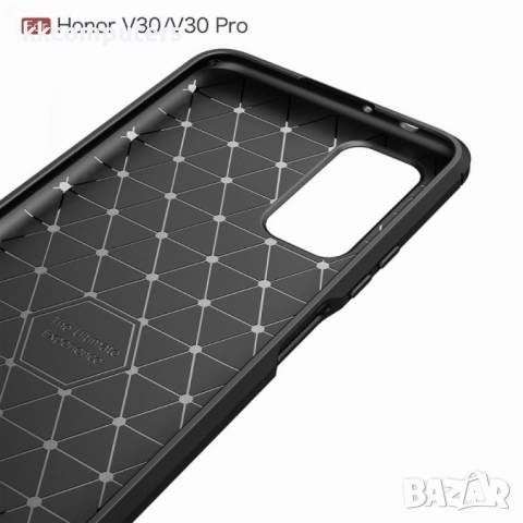 Huawei Honor View 30/View 30 Pro/V30/V30 Pro Удароустойчив Carbon Fiber Калъф и Протектор, снимка 5 - Калъфи, кейсове - 52506987