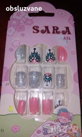 Силиконови (самозалепващи се) нокти, снимка 1