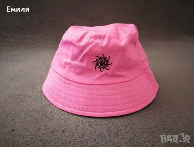 Дамска двулицева шапка идиотка в розов и черен цвят, снимка 10 - Шапки - 43675243