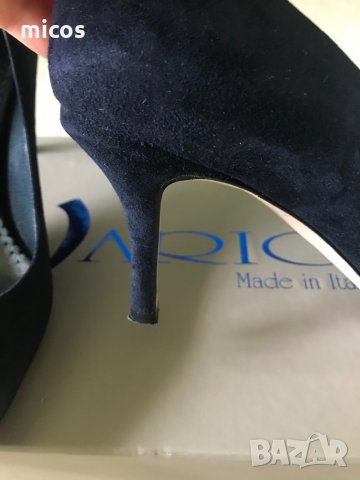 Vario, италиански,естествен велур обувки,нови, снимка 9 - Дамски обувки на ток - 33158731