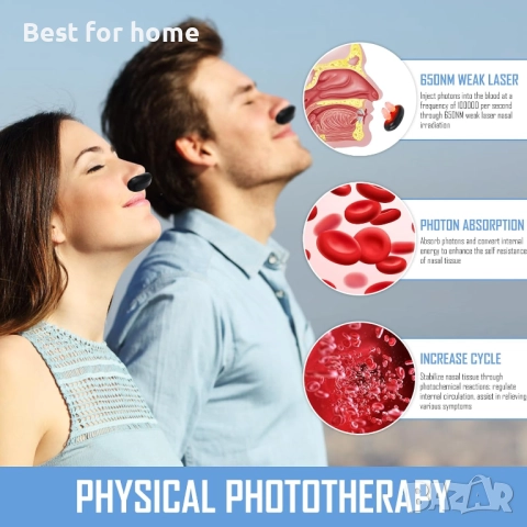 Устройство за назална терапия с червена светлина, снимка 6 - Друга електроника - 52168836