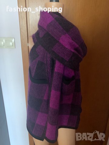 Голям (oversize) шал Escada ( мохер и вълна), снимка 5 - Шалове - 39280814