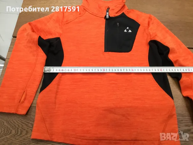 Детски спортен суичер Gerry, оранжево и черно, размер 10-12, снимка 3 - Детски анцузи и суичери - 47730913