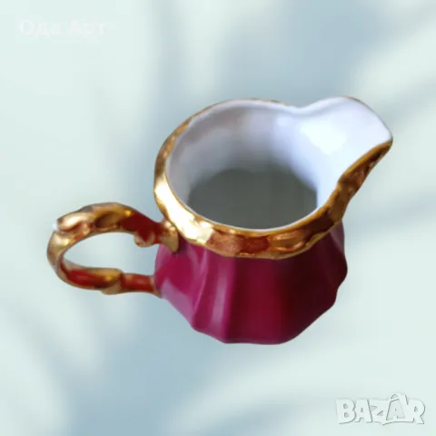  Винтидж, сет за чай или кафе, 1956 г Bavaria Bareuther , снимка 4 - Чаши - 49625346