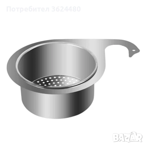 Закачаща се Метална Цедка за Мивка 4568, снимка 4 - Аксесоари за кухня - 52471309
