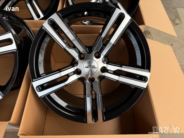 4 бр. чисто нови алуминиеви джанти Inter Action 18 цола 5x114.3 , централен отвор 66.1 , ET45, 8.5J, снимка 2 - Гуми и джанти - 53290802