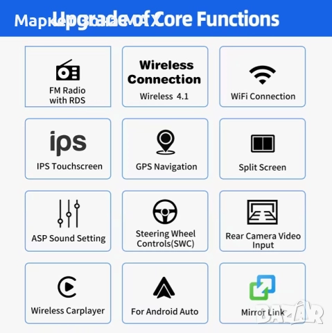 Мултимедия за Volkswagen (Passat, Golf, Tiguan, Polo) Android 14 – 9" с GPS, WiFi и Mirror Link, снимка 4 - Навигация за кола - 52885190